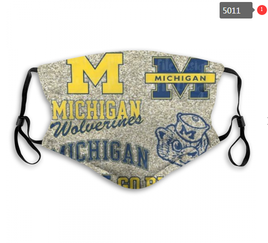 NCAA Michigan Wolverines #4 Dust mask with filter